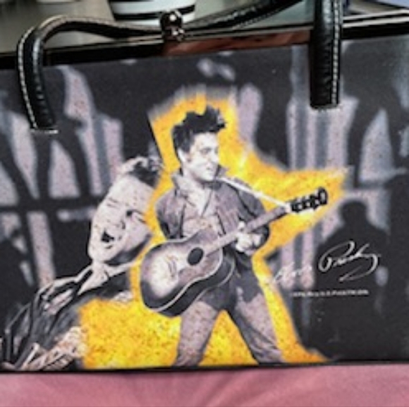 Vintage Retro Official "Elvis Handbag" - Picture 1 of 5